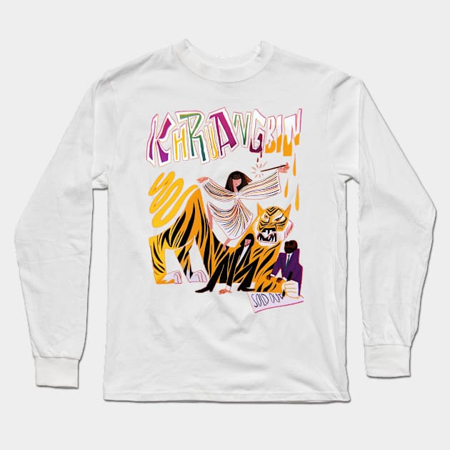 khrrruu Long Sleeve T-Shirt by JoeTamponi Design Official